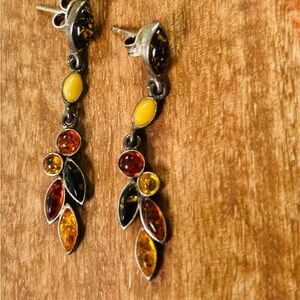 Elegant Multicolor Dangle Earrings